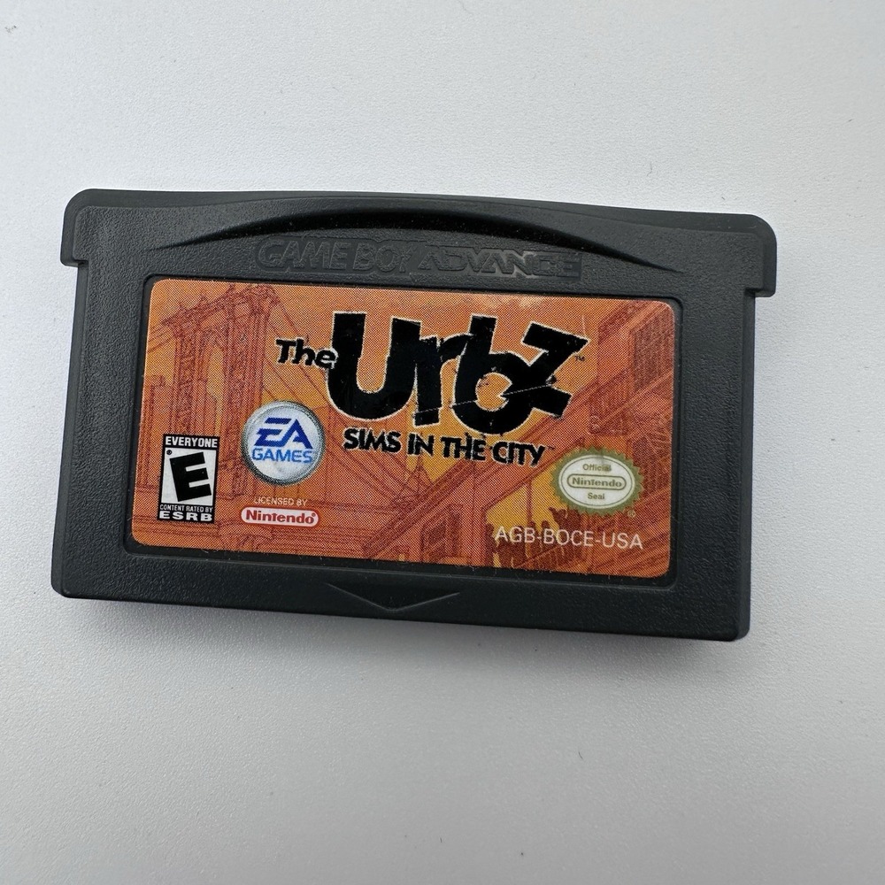 The Urbz Sims in the City Nintendo Game Boy Advance GBA EA Games AGB-BOCE-USA